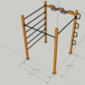 Toorx CALISTHENICS Station 1 - G60-C1 Extérieur-Neuf