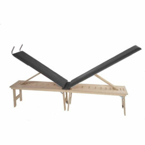Le banc postural standard avec pieds - Noir-Neuf